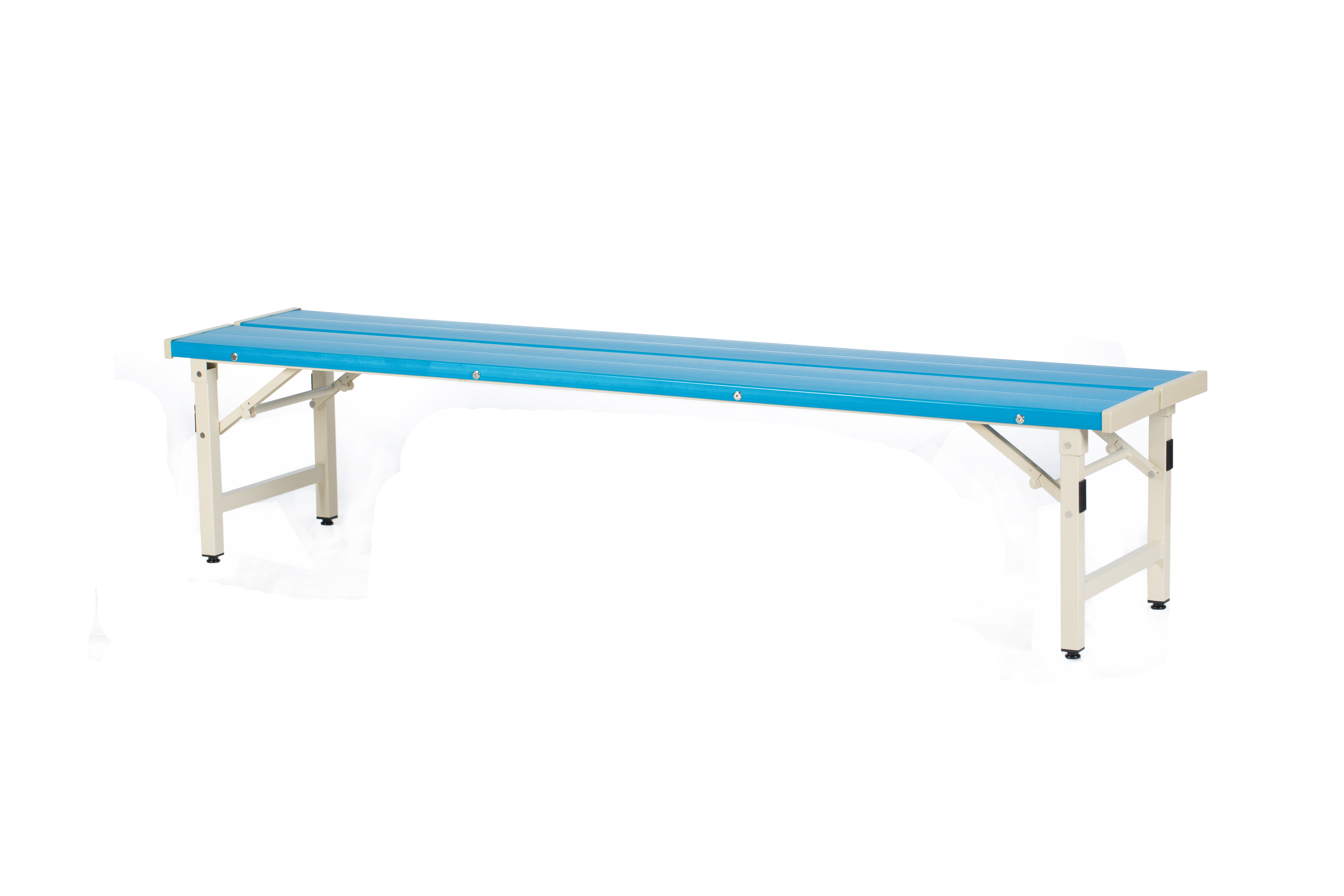 Out Door Plastic Top Folding Bench