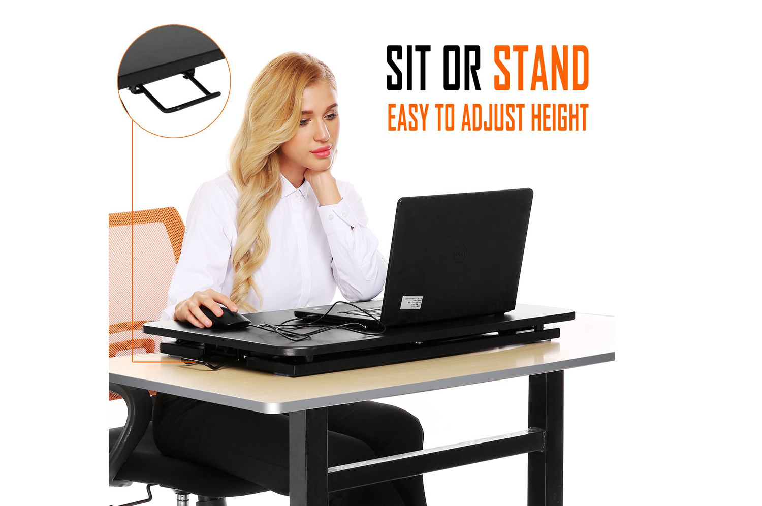 Sit to Stand Desk Converter