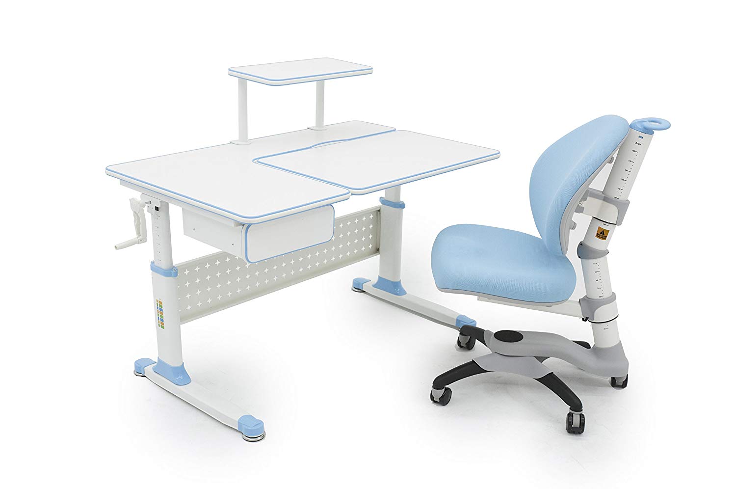 Kid Hand-crank Height Adjustable Study Desk