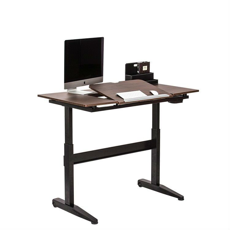 Commercial Office Furniture Pneumatic Adjustable Standing Desk