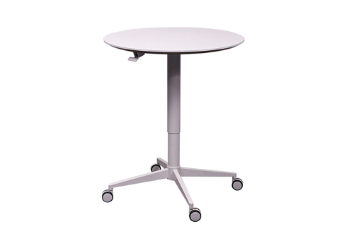 Four Wheels Pneumatic Height Adjustable Office Table