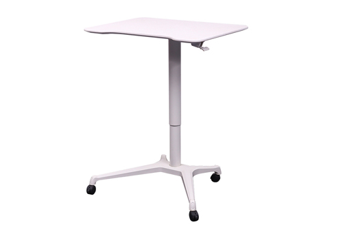 Four Wheels Pneumatic Adjustable Desk