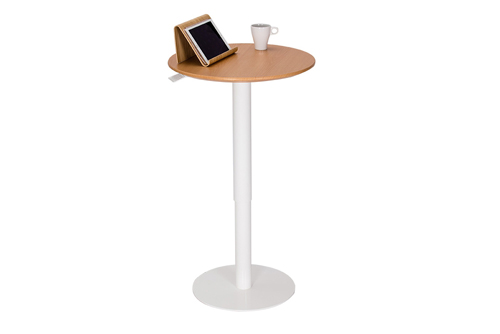 Round Base Pneumatic Adjustable Desk