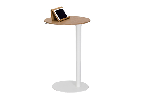 Oval Base Pneumatic Adjustable Desk