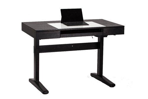Pneumatic Adjustable Desk With Drawers